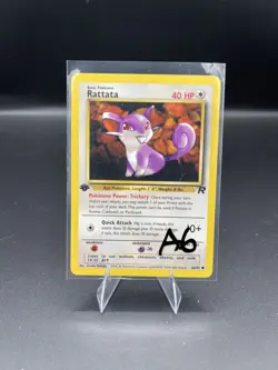 (NM) Rattata 1st ed Team Rocket 66/82 Pokemon TCG Card Common a6 - Image 3