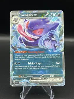 (LP-NM) Gengar EX 104/162 Temporal Forces Pokemon TCG Card 317a-56 - Image 1