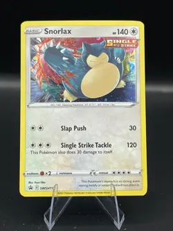 (NM) Snorlax SWSH119 Black Star Promo Holo Pokemon TCG Card 317c-13 - Image 1