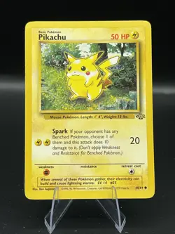 (NM) Pikachu 60/64 Jungle Pokemon Unlimited TCG Card MULTI CARD 317c-22 - Image 1