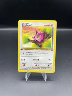 (NM) Jigglypuff 1st ed Jungle 54/64 Pokemon TCG Card Common WOTC a3 - Image 1