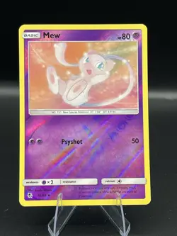 (NM) Mew Reverse Holo 32/68 Hidden Fates Pokemon TCG Card 317a-62 - Image 1