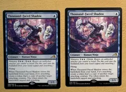 2 MTG Thousand-Faced Shadow Cards, Neon Dynasty - Image 1