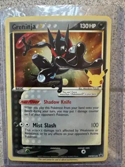 Greninja Star SWSH144 Promo Holo 130 HP Pokemon TCG SWSH Sword & Shield Card - Image 1