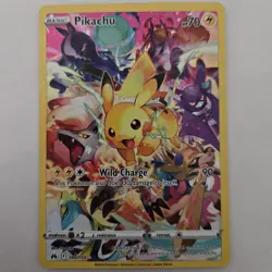 Pokemon Pikachu TCG Full Art Secret Rare Holo Card 160/159 Crown Zenith NM - Image 1