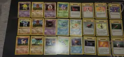 Lot Base Set /Shadowless Pokemon Cards HP (24 cards) - Image 1