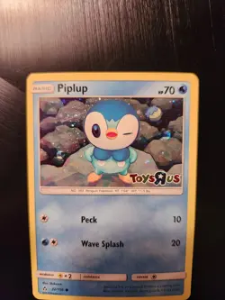 Piplup #32/156 Toys R Us Promo Holo Pokemon TCG Card English 2018. MP - Image 2