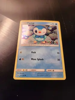 Piplup #32/156 Toys R Us Promo Holo Pokemon TCG Card English 2018. MP - Image 3