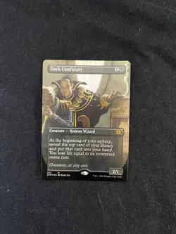Magic the Gathering Dark Confidant 342 Borderless Foil - Image 1