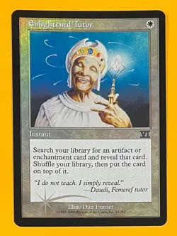 MTG ENLIGHTENED TUTOR (Foil) Arena Promo (OldManMTG 013-090) - Image 1