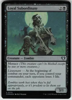 Foil Loyal Subordinate 172 Commander Masters U - Image 1