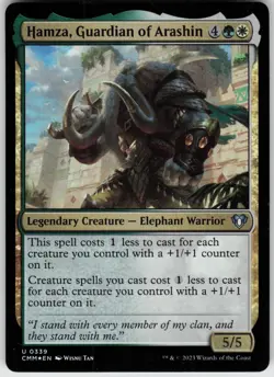 Foil Hamza, Guardian of Arashin 339 Commander Masters U - Image 1