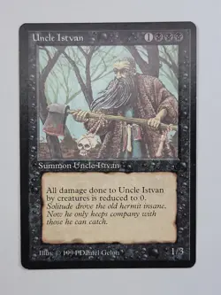 MTG - Uncle Istvan - The Dark (NEVER PLAYED) - Image 1