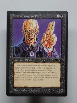 MTG - Priest of Yawgmoth - Antiquities (NEVER PLAYED) - Image 1