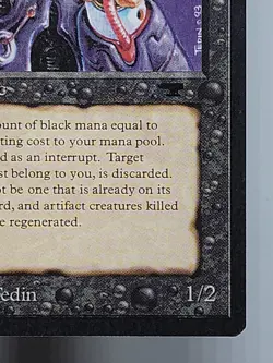 MTG - Priest of Yawgmoth - Antiquities (NEVER PLAYED) - Image 4