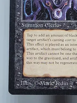 MTG - Priest of Yawgmoth - Antiquities (NEVER PLAYED) - Image 5