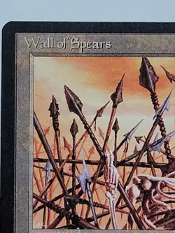 MTG - Wall of Spears - Antiquities (NEVER PLAYED) - Image 2