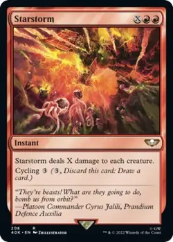 NM - Foil - Starstorm (Surge Foil) - 208 - Universes Beyond: Warhammer 40,000 - Image 1