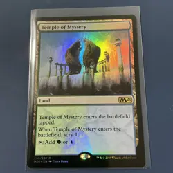 MTG Core Set 2020 Temple of Mystery Foil 255/280 NM Rare - Image 1
