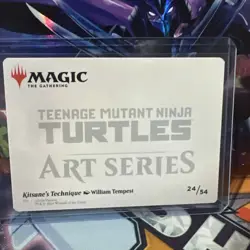 MTG Art Series: Teenage Mutant Ninja Turtles - GOLD Signature - Kitsune’s Tech - Image 3