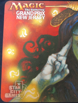 MTG Grand Prix New Jersey 2014 Brainstorm Playmat, Deck Box, & Sleeves - Image 3