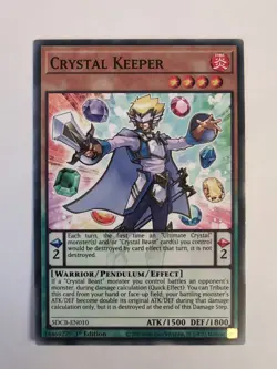 Yu-Gi-Oh Crystal Keeper SDCB-EN010 1st Edition - Image 1