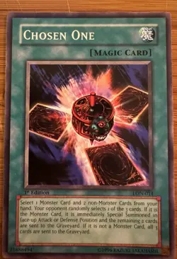 1x (HP) Chosen One - LON-014 - Common - 1st Edition YuGiOh - Image 1
