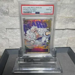 2023 One Piece OP05-119 MONKEY D. LUFFY Alternate Art PSA 10 Gem Mint - Image 1