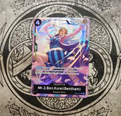 One Piece | Mr.2.Bon.Kurei(Bentham) | OP14-091 | Alt Art (SR) | NM - Image 1