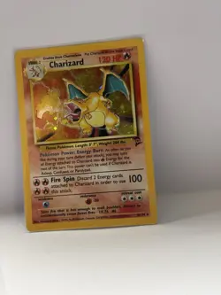 Pokemon TCG Charizard 2nd Edition Holographic Card - Image 1