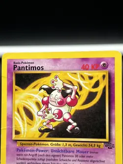 2000 Pokemon Card Mr. Mime 22/64 Unlimited Jungle Rare Non Holo GERMAN PWE SHIP - Image 2
