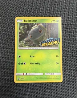 Bulbasaur - (Detective Pikachu Stamped) SM198 Holo Promo Pokemon Card NM 2019 - Image 1
