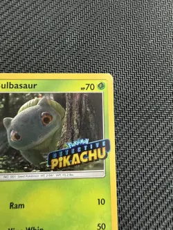 Bulbasaur - (Detective Pikachu Stamped) SM198 Holo Promo Pokemon Card NM 2019 - Image 3