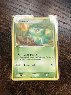 Pokemon card Bulbasaur 54/112 EX Red Fire & Leaf Green NM - Image 3