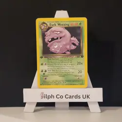 1st Edition ​Dark Weezing 31/82 Team Rocket Set Pokemon Card WOTC - Image 1