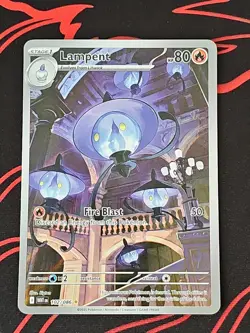 Pokemon TCG Lampent Card 102/086 Illustration Rare 2025 White Flare - Image 1