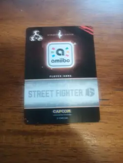 CAMMY #10 - Nintendo Amiibo - Collectible Card Street Fighter 6 NM/Mint 🌟 New - Image 2
