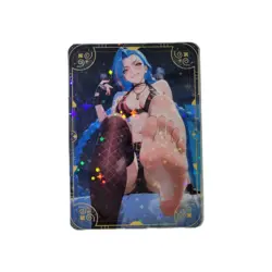 Jinx Full Art Goddess Story League Of Legends Waifu Hunny Bunny Trading Card - Image 1
