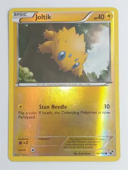 Joltik 44/114 Pokemon Card Common Reverse Holo NM - Image 1