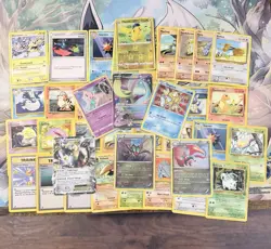 Vintage & Modern Pokemon Card Lot Holo And Nonholo, Mew, Magikarp XY143, WOTC - Image 1