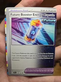 Pokemon TCG Miscut Error Trainer Card Temporal Forces 149/162 - Image 1