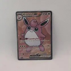 Pokemon TCG Wigglytuff EX 187/165 Scarlet and Violet Full Art Ultra Rare Card NM - Image 1