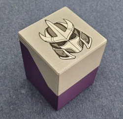 Super Shredder deck box - holds 100 sleeved cards - TMNT Magic mtg Ninja Turtles - Image 1