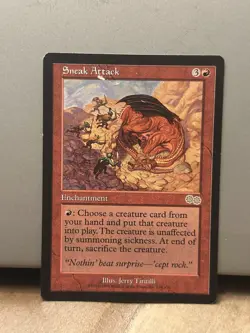 MtG Magic the Gathering Sneak Attack Urza's - Image 1