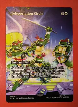 MTG, TELEPORTATION CIRCLE, 0002, MYTHIC, NM, PZA, REG. FINISH, BORDERLESS - Image 1