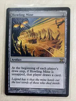 MTG Howling Mine, Light Play, English Tenth Edition - Image 1