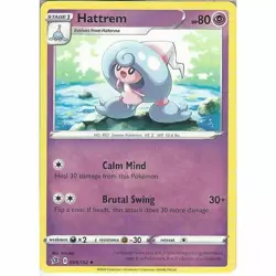 084/192 Hattrem | Uncommon Pokemon Trading Card Game Sword & Shield Rebel Clash - Image 1