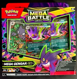 Pokemon TCG Mega Gengar EX Battle Deck English Edition BRAND NEW/FACTORY SEALED - Image 1