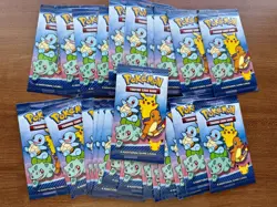 Pokemon 25th Anniversary Celebrations McDonalds Booster Packs (x25) - Image 1