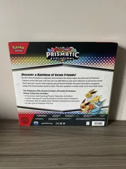 Prismatic Evolutions Poster Collection Box New & Sealed Pokemon TCG - Image 2